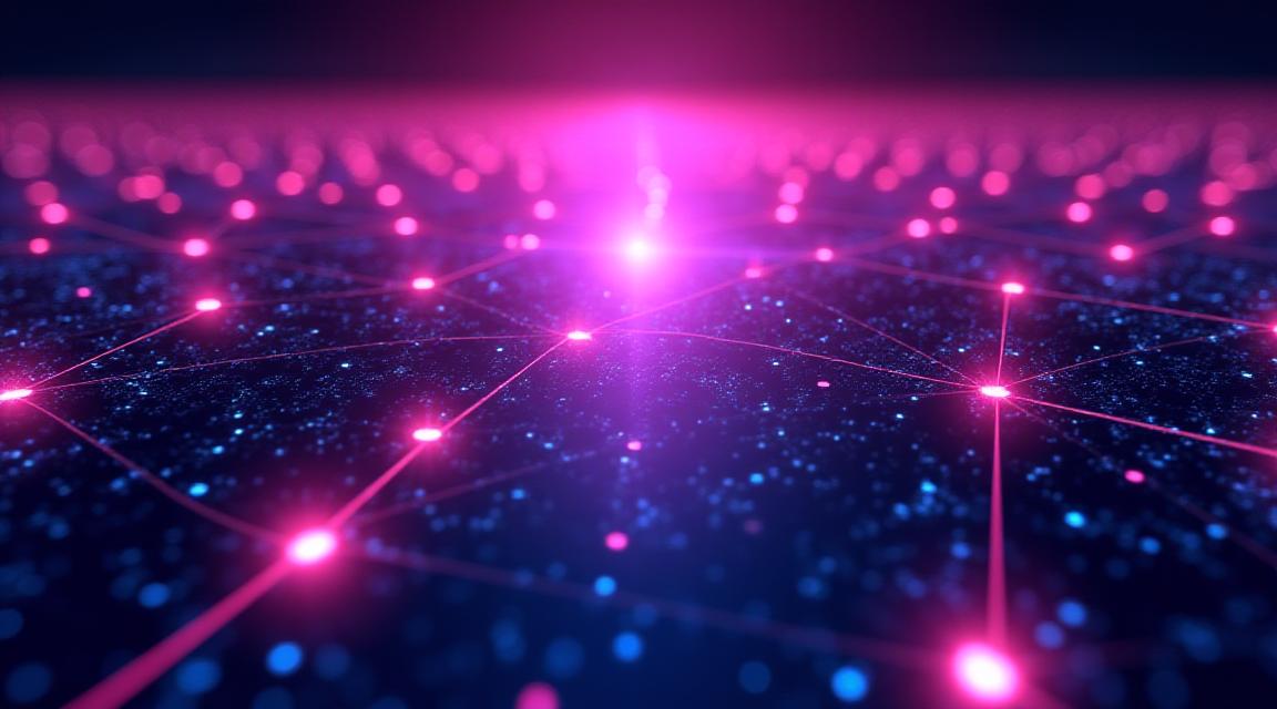 Abstract representation of clear digital contracts and logistics pathways
